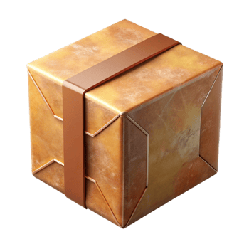 vibrant abstract Folding Carton Box Isolated Transparent Background high quality png