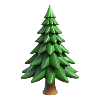impressive minimalist Forest Pine Tree Silhouette Isolated original png