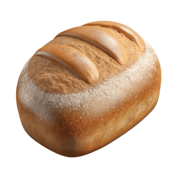 beautiful rustic Freshly Baked Bread Crusty Texture Isolated png