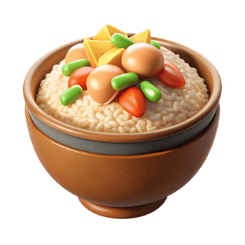 vibrant contemporary Fried Rice with Vegetables Cutout professional png