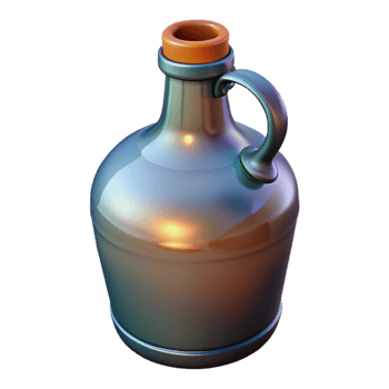 extraordinary classic Full Glass Growler Isolated Element premium png