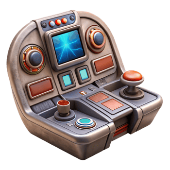stunning abstract Futuristic Spaceship Cockpit Control Panel Cutout original png
