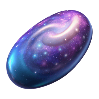 beautiful minimalist Galaxy Cluster Distant View Transparent Background high resolution png