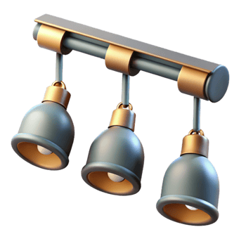 beautiful modern Gallery Lighting Track System Cutout exclusive png
