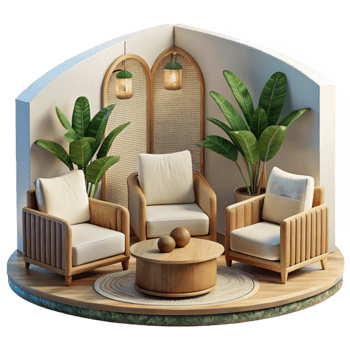 elegant vintage Gallery Seating Area Comfortable Chairs Cutout genuine png