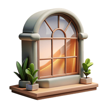 dramatic rustic Gallery Window Natural Light Transparent Background genuine png