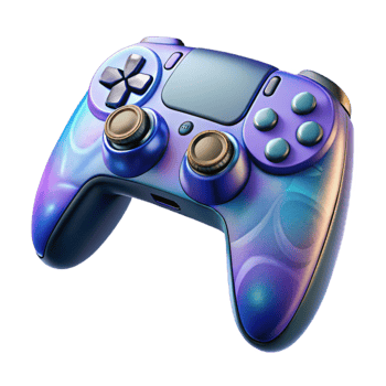 beautiful traditional Gaming Controller with D Pad Transparent Background authentic png