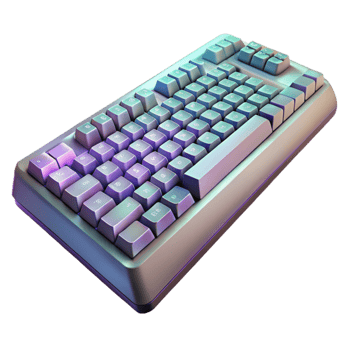 wonderful classic Gaming Keyboard with Anti-ghosting Technology Transparent Background png