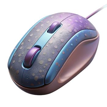 vibrant traditional Gaming Mouse with Adjustable Dpi Isolated Element detailed png