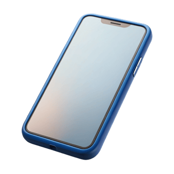 wonderful vintage Generic Smartphone with Blank Screen Isolated genuine png