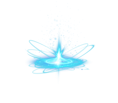 Blue halo angel ring. Light realistic halo, angel ring, Saint aureole symbol. Magic fantasy portal. Futuristic teleport.Three dimensional shiny blue nimbus. . Illustration number 121 png