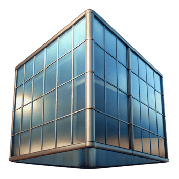 extraordinary abstract Glass Facade Reflection Cutout Element authentic png