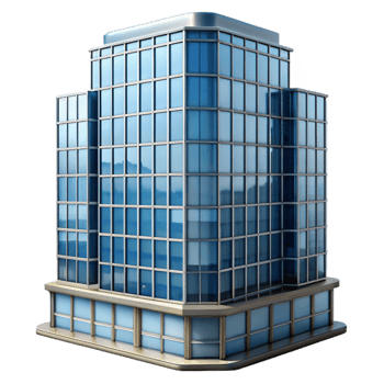 Glass Facade Skyscraper Reflection Detail Cutout png