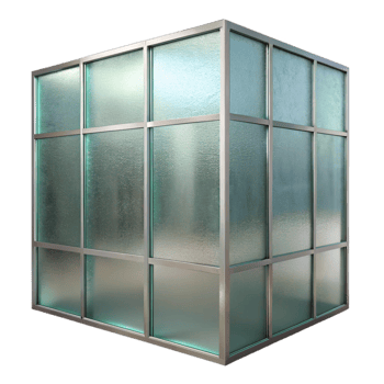 extraordinary minimalist Glass Wall Partition Transparent Panel Isolated high quality png