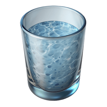 magnificent modern Glass Water Empty Cutout Element authentic png