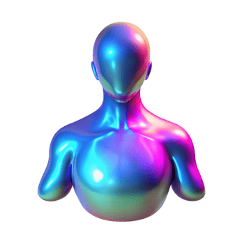 beautiful abstract Glowing Aura Around Human Silhouette Cutout png