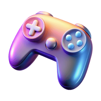 beautiful modern Glowing Vr Controller Icon Isolated Element genuine png