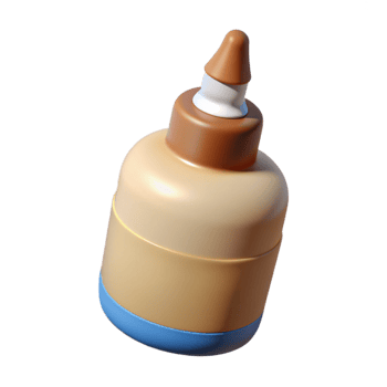 magnificent minimalist Glue Bottle Isolated Cutout professional png