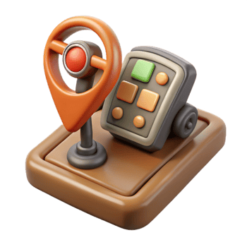 wonderful modern Gps Device on Tractor Dashboard Cutout Element png