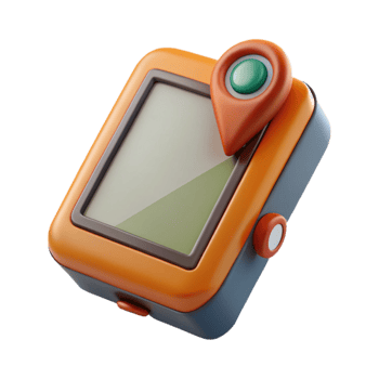 magnificent modern Gps Device with Screen Display Isolated exclusive png