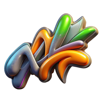 beautiful classic Graffiti Signature Cutout Artist Tag high resolution png