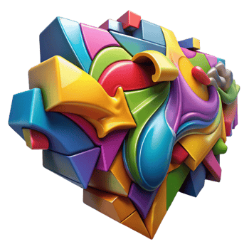 elegant rustic Graffiti Wall Mural Colorful Abstract Isolated original png