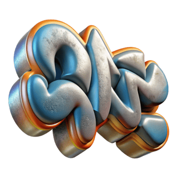 vibrant artistic Graffiti Word Art Transparent Background authentic png
