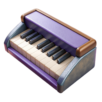 beautiful classic Grand Piano Keyboard Close Up Isolated Transparent Background premium png