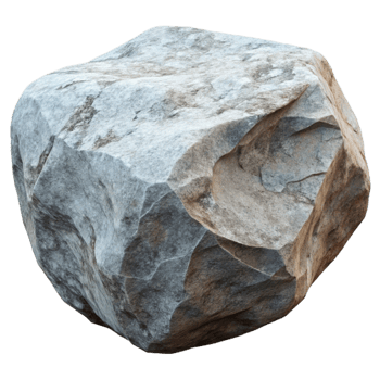 magnificent contemporary Granite Rock Rough Surface Cutout detailed png
