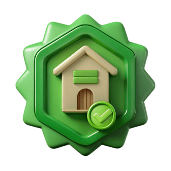 serene classic Green Building Certification Icon Cutout original png