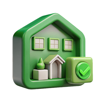 dramatic contemporary Green Building Certification Icon Cutout png