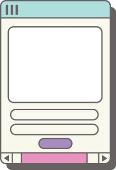 Streamlined User Panel vector