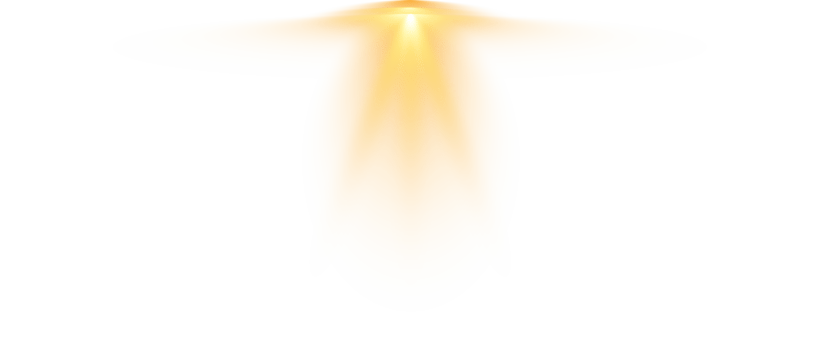 Bright Yellow or Golden Spotlight. Scene. Stage. Podium. Light Effects. Glow light effect. Glowing lamp. . Illustration number 263 png