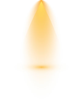 Bright Yellow or Golden Spotlight. Scene. Stage. Podium. Light Effects. Glow light effect. Glowing lamp. . Illustration number 252 png