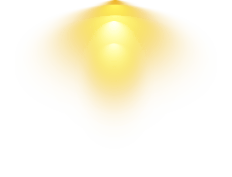 Bright Yellow or Golden Spotlight. Scene. Stage. Podium. Light Effects. Glow light effect. Glowing lamp. . Illustration number 238 png