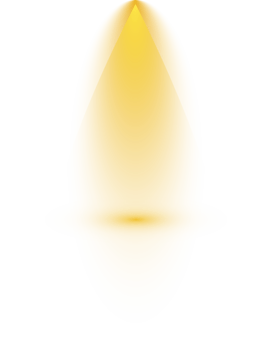 Bright Yellow or Golden Spotlight. Scene. Stage. Podium. Light Effects. Glow light effect. Glowing lamp. . Illustration number 237 png