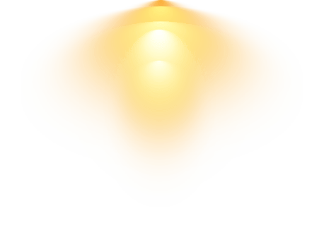 Bright Yellow or Golden Spotlight. Scene. Stage. Podium. Light Effects. Glow light effect. Glowing lamp. . Illustration number 231 png