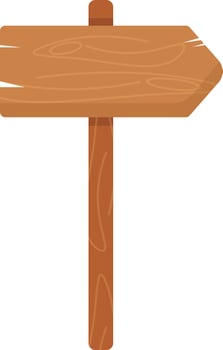 Wild West Wooden Sign vector