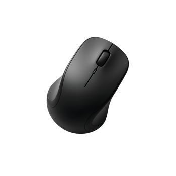 Black Wireless Computer Mouse Isolated on Transparent Background png