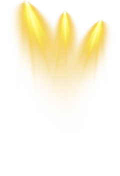 Bright Yellow or Golden Spotlight. Scene. Stage. Podium. Light Effects. Glow light effect. Glowing lamp. . Illustration number 103 png