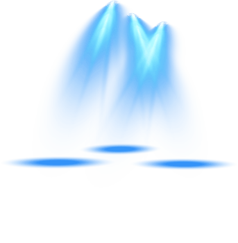 Bright blue Spotlight. Scene. Stage. Podium. Light Effects. Glow light effect. Glowing lamp. . Illustration number 99 png
