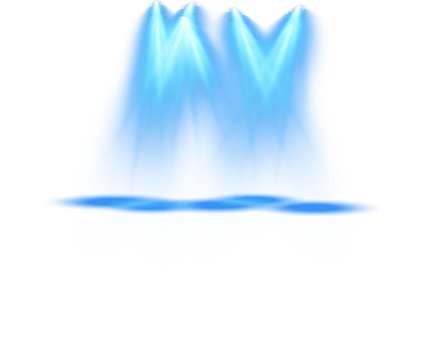 Bright blue Spotlight. Scene. Stage. Podium. Light Effects. Glow light effect. Glowing lamp. . Illustration number 96 png