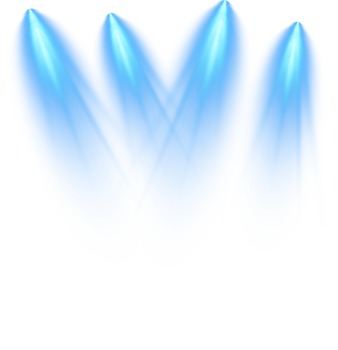 Bright White Spotlight. Scene. Stage. Podium. Light Effects. Glow light effect. Glowing lamp. . Illustration number 148 png