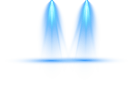 Bright White Spotlight. Scene. Stage. Podium. Light Effects. Glow light effect. Glowing lamp. . Illustration number 142 png