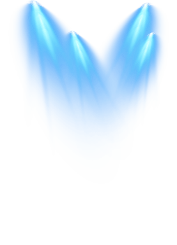 Bright blue Spotlight. Scene. Stage. Podium. Light Effects. Glow light effect. Glowing lamp. . Illustration number 86 png