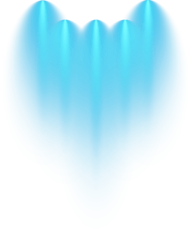 Bright blue Spotlight. Scene. Stage. Podium. Light Effects. Glow light effect. Glowing lamp. . Illustration number 73 png