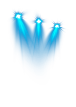 Bright blue Spotlight. Scene. Stage. Podium. Light Effects. Glow light effect. Glowing lamp. . Illustration number 40 png