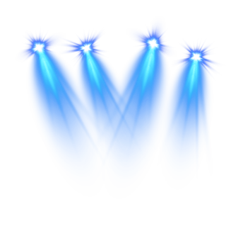 Bright blue Spotlight. Scene. Stage. Podium. Light Effects. Glow light effect. Glowing lamp. . Illustration number 26 png