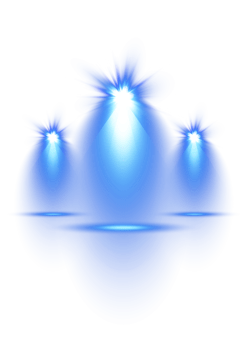 Bright blue Spotlight. Scene. Stage. Podium. Light Effects. Glow light effect. Glowing lamp. . Illustration number 17 png