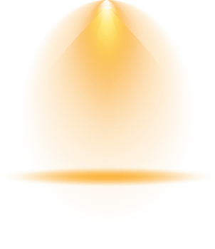 Bright Yellow or Golden Spotlight. Scene. Stage. Podium. Light Effects. Glow light effect. Glowing lamp. . Illustration number 7 png